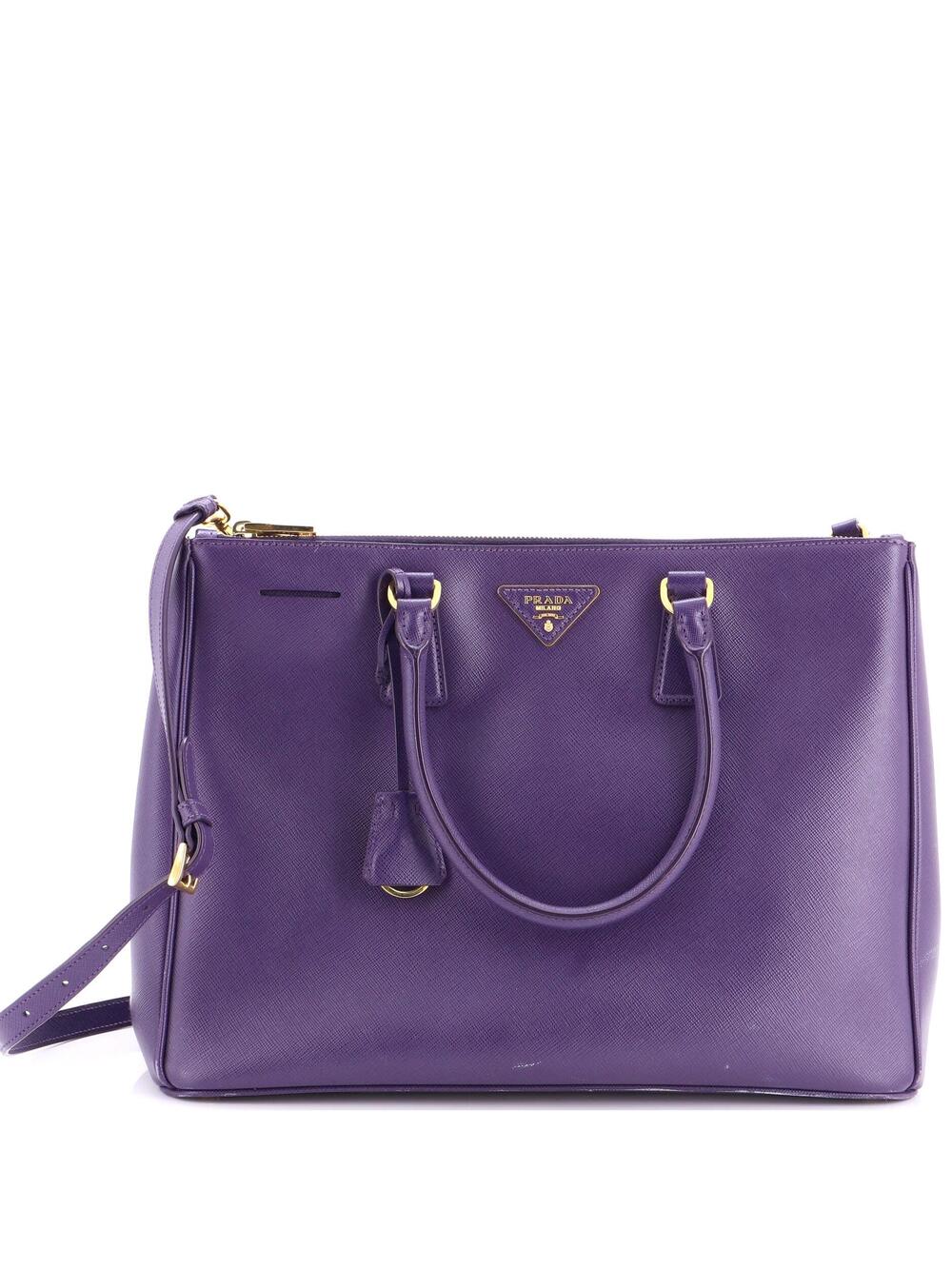 Prada Double Zip Lux Tote Saffiano #322156P10B